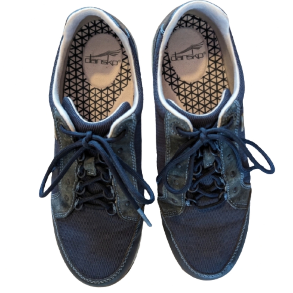 Dansko Vibram Waterproof Sneakers, Navy Blue, EU 41